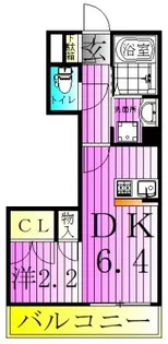 セレア【1階】の間取り