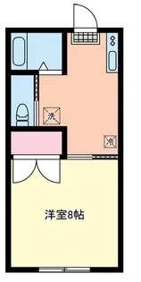 ハイツ若竹【2階】の間取り