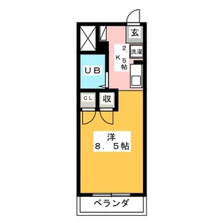 レジデンスTL・西荘【3階】の間取り