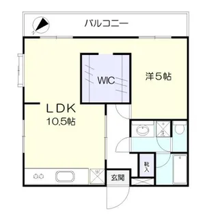 ドミ-ル上町【1階】の間取り