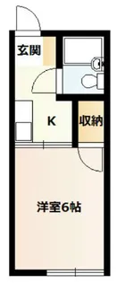 シティハイムコーポ広瀬【1階】の間取り