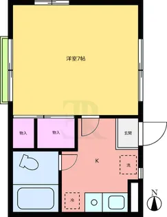 コーポ松山II【2階】の間取り