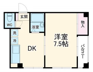 コーポカメリア【2階】の間取り