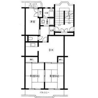 神奈川県小田原市酒匂1【マンション】の間取り