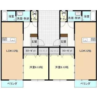 ノーブル館【2階】の間取り