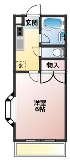 三浦ハイツIII【3階】の間取り