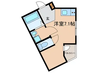 木津屋橋レジデンス【1階】の間取り