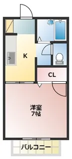 丸二ハイム山下【2階】の間取り