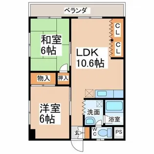 ニューライフ88【4階】の間取り