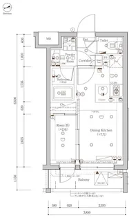 シーフォルム東新宿II【2階】の間取り