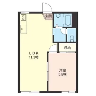 アルカディア南町田I【1階】の間取り