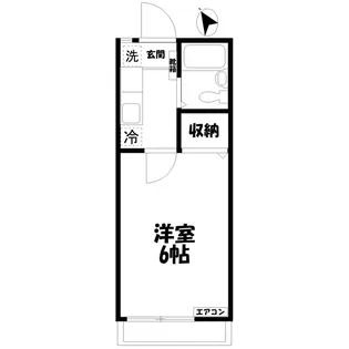 ウィステリア桜上水【1階】の間取り