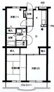 りぶいんしらゆり星1【1階】の間取り