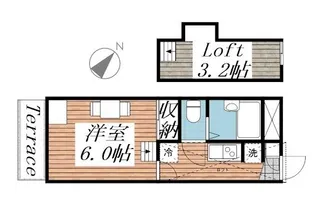 常陸多賀レジデンス【1階】の間取り