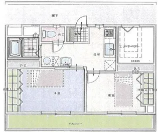 今井ビル【5階】の間取り