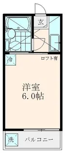 1Kの間取り画像