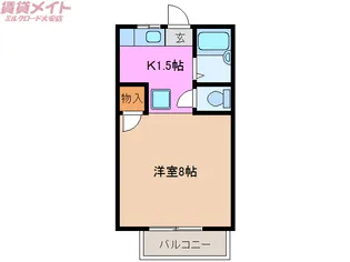 トライアンハイツ【2階】の間取り