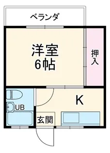 コーポヤマダ【2階】の間取り