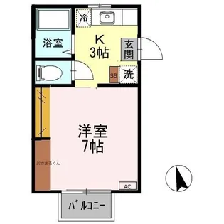 京都府福知山市問屋町【アパート】の間取り