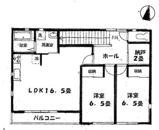 ソラナ長谷【2階】の間取り