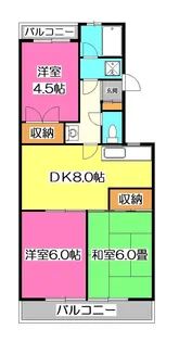 埼玉県所沢市けやき台1【マンション】の間取り