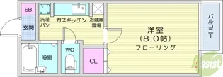 ディアス泉ヶ丘【2階】の間取り
