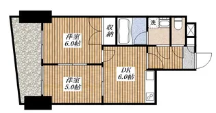 2DKの間取り画像