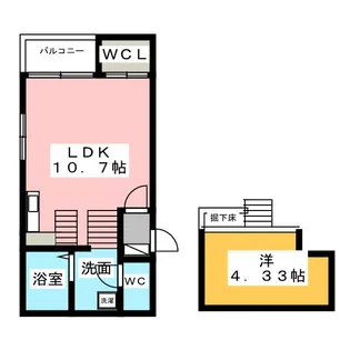STELLA【1階】の間取り