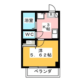 デルフィーノ【1階】の間取り