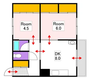 パステルハイツ福成【3階】の間取り