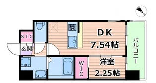 セレニテ江坂エクラ【9階】の間取り