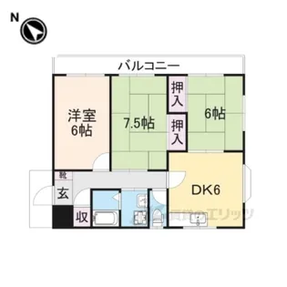 五月ハイツ【2階】の間取り