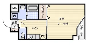 ルラシオン江戸橋【1階】の間取り