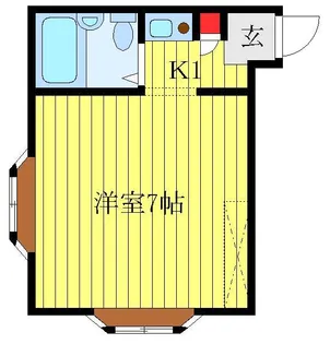 ハイツ北原【2階】の間取り