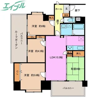 第2北浜田マンション N棟【4階】の間取り
