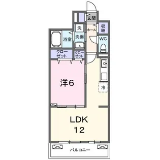 江どばしテラス【3階】の間取り
