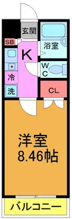 クレオ舞浜A【2階】の間取り