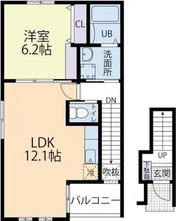 メゾン・ド・ソレイユ【2階】の間取り