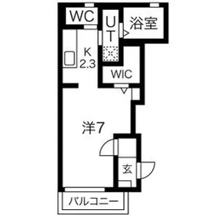 ラヴニール【1階】の間取り