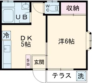 ベルハイム成城【1階】の間取り