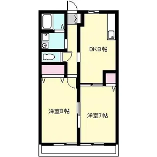 ヴィサージュYoda【1階】の間取り