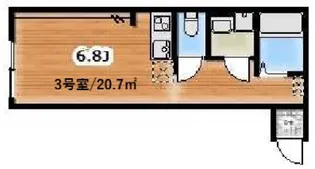 Ambition月吉【2階】の間取り