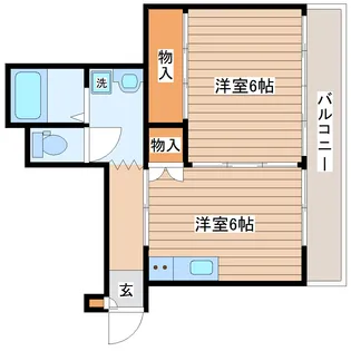 東大野田アヴェニュー【1階】の間取り
