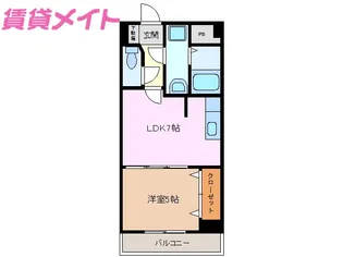 ポンド・サイド蓮パートI【1階】の間取り