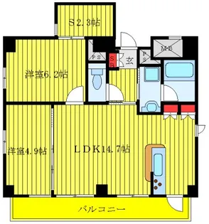 Verdesian【10階】の間取り