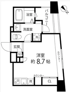 レニール本駒込【10階】の間取り