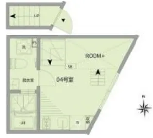 ササヅカアパートメント【2階】の間取り
