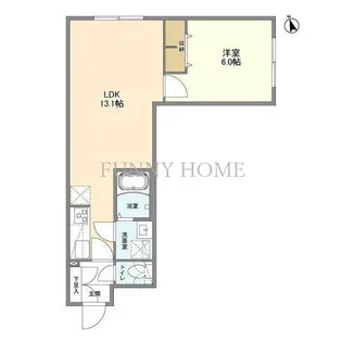 ウェルスクエア桜上水【4階】の間取り