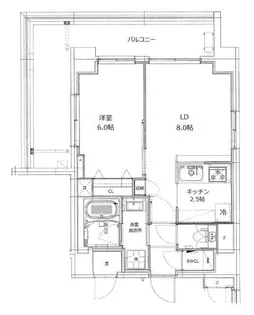 埼玉県川口市栄町2【マンション】の間取り