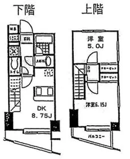 東京都新宿区高田馬場2【マンション】の間取り